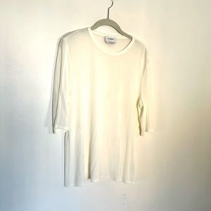 NWOT St. John Viscose Blend White Blouse